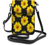 IUBBKI Pu Leather Small Cell Phone Purse Berries Butterfly Swan Flowers Blue Goose Leaf Crossbody Bags Travel Wallet