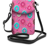 IUBBKI Pu Leather Small Cell Phone Purse Berries Butterfly Swan Flowers Blue Goose Leaf Crossbody Bags Travel Wallet