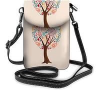 IUBBKI Pu Leather Small Cell Phone Purse Sunflowers Bright Blossom Beautiful Leaf Flowers Crossbody Bags Travel Wallet