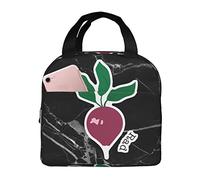 IUBBKI Rad Lunch Bags Insulated Lunch Box with Pocket Reusable Cooler Tote Bag for Picnic Beach