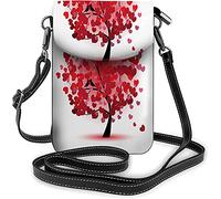 IUBBKI Six Stages Small Cell Phone Purse Winter Solstice Lunar Eclipse Crossbody Bag for Women Wallet Purses and Handbags Black