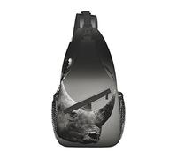 IUBBKI South Africa Animal Fire Guitar Crossbody Bag Men'S Chest Cross Body Bag, Light, For Hiking And Travel