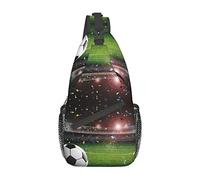 IUBBKI Stadium Football Arena Sports Winter Skiing Crossbody Bag Men'S Chest Cross Body Bag, Light, For Hiking And Travel
