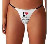 IUBBKI Sun Moon Thongs for Women No Show T Back Panties Sexy Low Rise G-String Underwear