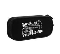 IUBBKI Sunshine Mixed with Hurricane Pencil Pouch Large Capacity Double Layer of Fice School Por Table Pencil Case