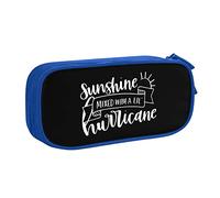 IUBBKI Sunshine Mixed with Hurricane Pencil Pouch Large Capacity Double Layer of Fice School Por Table Pencil Case