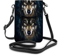 IUBBKI Swans Crossbody Cell Phone Purse Sunrise Love Landscape Bird Lake Heart Scenery WildlifeWallet Handbag