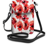 IUBBKI Swans Crossbody Cell Phone Purse Sunrise Love Landscape Bird Lake Heart Scenery WildlifeWallet Handbag