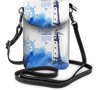 IUBBKI Swans Crossbody Cell Phone Purse Sunrise Love Landscape Bird Lake Heart Scenery WildlifeWallet Handbag