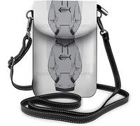 IUBBKI Swans Crossbody Cell Phone Purse Sunrise Love Landscape Bird Lake Heart Scenery WildlifeWallet Handbag