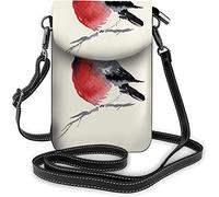 IUBBKI Swans Crossbody Cell Phone Purse Sunrise Love Landscape Bird Lake Heart Scenery WildlifeWallet Handbag