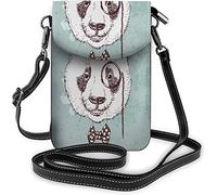 IUBBKI Swans Crossbody Cell Phone Purse Sunrise Love Landscape Bird Lake Heart Scenery WildlifeWallet Handbag
