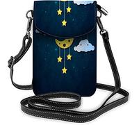 IUBBKI Swans Crossbody Cell Phone Purse Sunrise Love Landscape Bird Lake Heart Scenery WildlifeWallet Handbag
