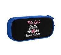 IUBBKI This Girl Sells Real Estate Pencil Bag Large Capacity Double Layer of Fice School Por Table Pencil Case