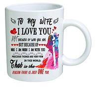 IUBBKI to My Wife Mug GiftsPrecious Things are Very Few in This World That is The Reason There is just one youRomantic Birthday Valentine Anniversary to My Wife Gifts from Husband,11ozceramic Cup