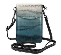 IUBBKI Within The Tides Cell Phone Purse Small Crossbody Leather Wallet Women Shoulder Straps Bag Carry Card Cosmetics