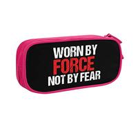 IUBBKI Worn by Forceby Fear Pencil Case Large Capacity Double Layer of Fice School Por Table Pencil Case