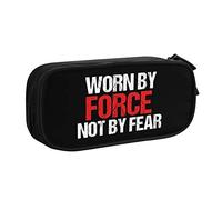 IUBBKI Worn by Forceby Fear Pencil Case Large Capacity Double Layer of Fice School Por Table Pencil Case