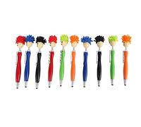 iubfegt 10 Pieces Mop Topper Pens Screen Cleaner Stylus Pens Stylus Pen Duster for Kids and Adults