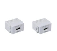 iubfegt 2X Phone Charging Panel USB Power Module 220V Socket 5V Transformer 2.1A USB Charging Power Socket Switching Adapter