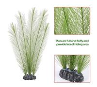 iubfegt Aquarium Decorations Fish Tank Artificial Green Made Of Silk Fabrics Plastic, Non- And Safe For All Fish And Pets