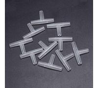 iubfegt Plastic Tee Shape Aquarium 3-Way Air Valve Connectors 10 Pcs White