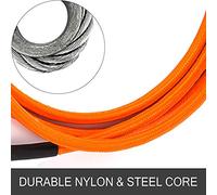iubfegt Steel Wire Core Flip Line Kit Adjustable Climbing Positioning Rope for Arborists Climbers Tree Climbers Outdoors