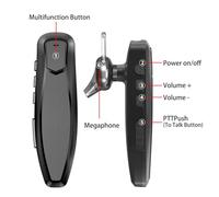 iubfegt Walkie Talkie Wireless Bluetooth PTT Headset Earpiece Hands-Free K Plug for Microphone Headset -888S K5