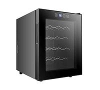 IUBGFTO 49L Wine Cooler/Fridge Beverage Refrigerator Small Mini Red & Cellar Beer Soda,Digital Temperature Display, Double-layer Glass Door, Quiet Operation Compressor