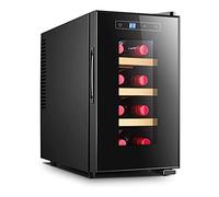 IUBGFTO 8 Bottle Wine Cooler, Thermoelectric Wine Fridge, 0.65 cu. ft. Wine Cellar for Small Kitchen, Apartment, Condo, Cottage, RV