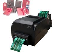 IUBGFTO Digital Satin Ribbon Printing Machine Foil Stamping Machine Printing Width 12-20mm, Method Thermal/Thermal Transfer, Supports 50+ Languages, for Gift Ribbons, Streamers