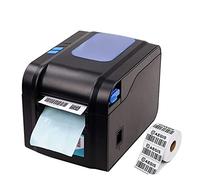 IUBGFTO Label Maker Label Barcode Printer Thermal Receipt Label Printer Bar Code QR Code Sticker Machine 20mm-80mm Auto Stripping 370B for Labeling, Filing, Mailing, Barcodes and More (370B USB Port)