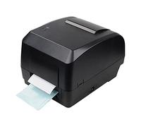 IUBGFTO Label Maker Thermal Transfer Printer Self-adhesive Label Printer Ribbon Copper Coated Paper Clothing Washed Mark Jewelry Label for Labeling, Filing, Mailing, Barcodes and More (203 DPI)