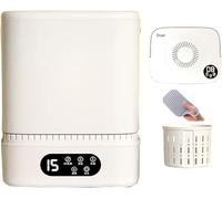 IUBGFTO Mini Washing Machine, 5L Portable Washing Machine and Dryer Washer, with Dehydration Function, Semi-Automatic for Apartment, Dorms, RVs, Camping