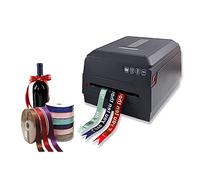 IUBGFTO Satin Ribbon Printing Machine 3 Row Digital Ribbon Printer, Label Printer Foil Stamping Printing Machine For Gift Wrapping, Supports 50+ Languages for Christmas Party, 20-104mm Width
