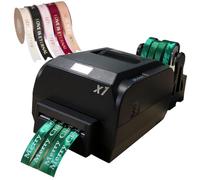 IUBGFTO Satin Ribbon Printing Machine 4 Row Digital Ribbon Printer,Digital Satin Ribbon Printing Machine,for Gift Wrapping,Supports 50+ Languages for Christmas Party