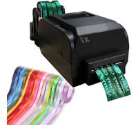 IUBGFTO Satin Ribbon Printing Machine, Automatic Digital Ribbon Printer, Label Printer Foil Stamping Printing Machine for Gift Wrapping, Supports 50+ Languages, 12-20mm