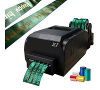 IUBGFTO Satin Ribbon Printing Machine, Digital Ribbon Printer, Thermal Transfer Printer for 12-20mm Satin Ribbon, 200dpi Digital Satin Ribbon Printing Machine,for Gift Ribbons, Streamers