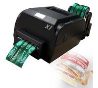 IUBGFTO Stamping Printing Machine for Gift Wrapping,Desktop Thermal Transfer Label Barcode Printer,Thermal Ribbon Hot Foil Stamping Machine