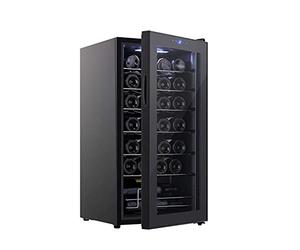 IUBGFTO Wine Cooler Refrigerator - No Frost Wine Coolers For Bottles- 8-18°℃ Precise Temperature Control Wine Cooler Portable-17W × 18D ×33H Inches