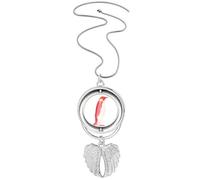 IUCN Endangered Animals Red Emperor Penguin Pendant Angel Wings Rotating Necklace Jewelry