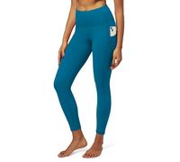 IUGA High Waisted Gym Leggings with Pockets Women Yoga Pants for Women Workout Running Peacock Blue