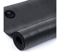 IUGA Pro Non Slip Yoga Mat, Unbeatable Non Slip Performance, Eco Friendly and SGS Certified Material for Hot Yoga, Odorless, Lightweight and Extra Large Size, Free Carry Strap (UK - Gray)