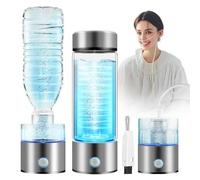 IUHFSIFS 3 in 1 4.0 Upgrade Hydrogen Water Bottle【0 Chlorine & 0 Ozone & 0 Heavy Metals】【 Hydrogen Content 3000PPB】Hydrogen Water Bottle with Hydrogen Absorption Device, 2 Brush