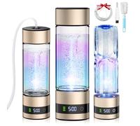 IUHFSIFS 5.0 Upgrade Hydrogen Water Bottle Generator 【 Double Super Hydrogen Content 3000PPB+】 Hydro Water Bottle PEM/SPE Technology Produces,Hydrogen-Rich Water for Home, Office, Travel