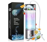 IUHFSIFS 6.0 Upgraded Hydrogen Water Bottle【5000+ PPB Viscosity】Hydrogen Water Bottle【8-Hour Hydrogen Lock】100% Leak Proof - PEM/SPE technology Hydro Water Bottle,Improve Water in 3 Min for Home 017