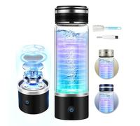IUHFSIFS Hydro Water Bottle 【0 Chlorine & 0 Ozone & 0 Heavy Metals】450ml Hydrogen Water Generator, adopts SPE and PEM Technology, Quickly Generate a Cup of Hydrogen-Rich Water in Three Minutes