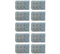 Iuhtrb 10Pcs Adjustable Bra Extender Clip Soft Polyester 3 Rows 2 Hooks Bra Extension Straps For More And Comfortable Everyday Wear Hooks