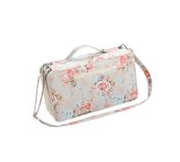 Iuhtrb 120 Slots Leather Marker Case with Shoulder Strap Large Capacity Multi-Layer Markers Holder Carrying Bag for Paint Brush Multifunctional Pen Bag