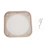 Iuhtrb 4/5inch Square Speakers Conversion Net Covers Car Home Sound Decorative Iron Meshing Grille Protective Speakers Grille Frame Grill